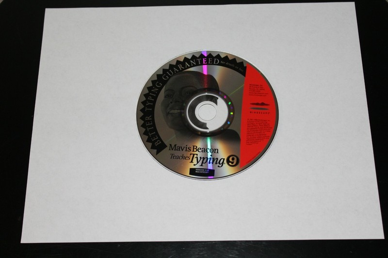 Mavis Beacon Teaches Typing Version 9.0 MAC CD Rom Mindscape Vintage Software