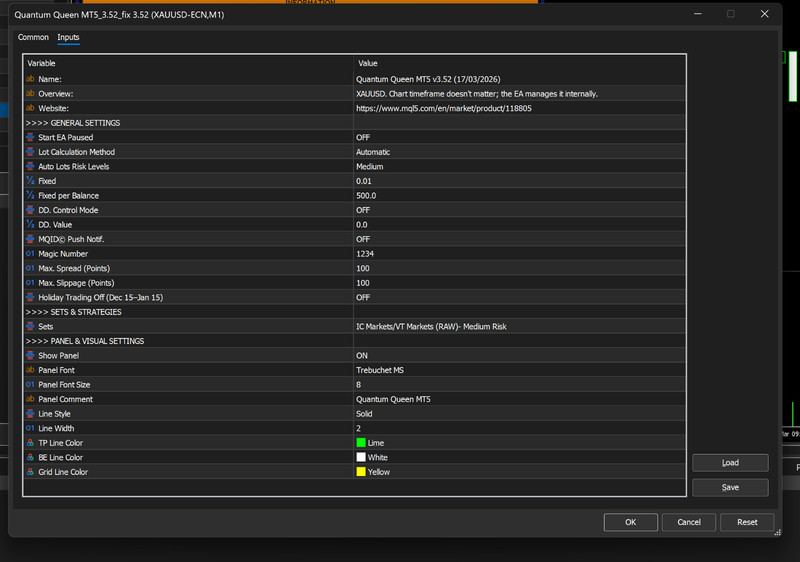 v3.52 Quantum Queen MT5 EA and v3.1 Quantum King MT5 EA Bundle Algo Trading Bot gallery