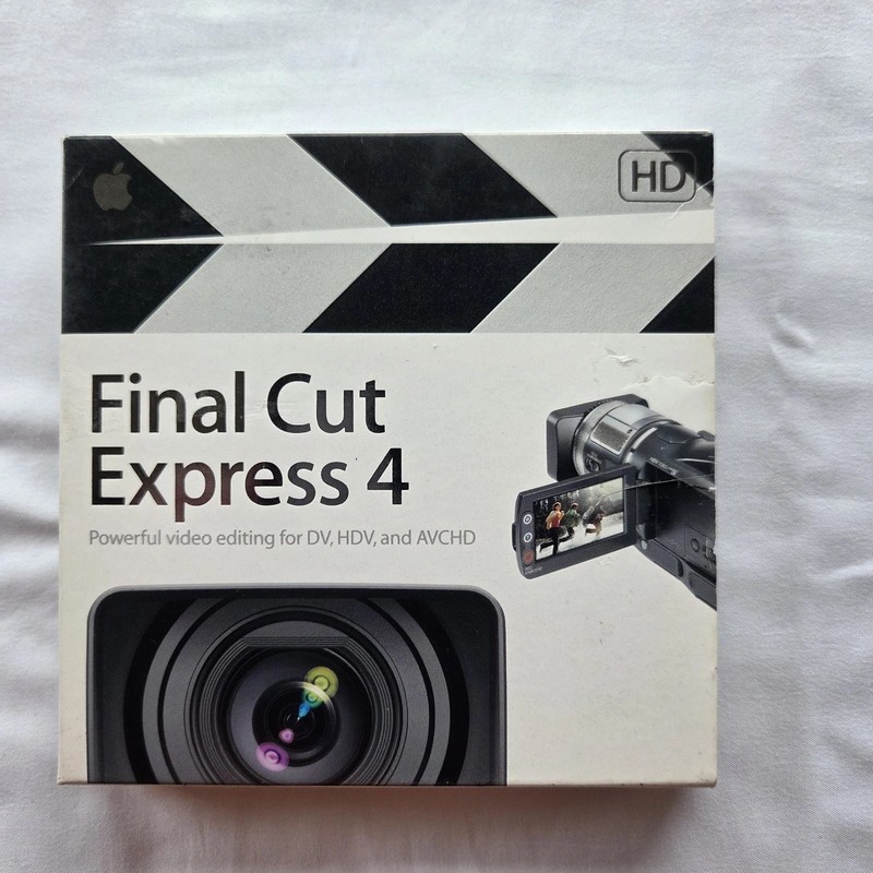 Final Cut Express 4 for Mac – Video Editing Software w/ Box & Manual – VGUC