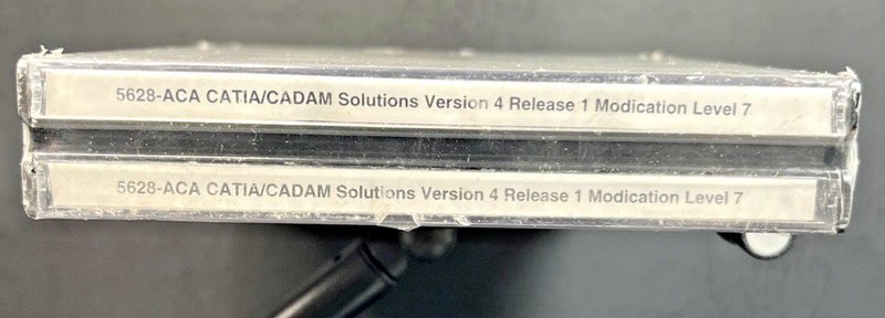 IBM CATIA/CADAM Solutions V4 R1.7 Solaris CAD Software Sealed CD gallery