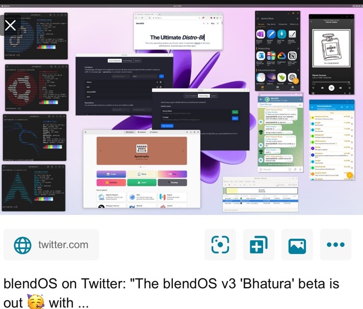 BlendOS linux AMD64 4gb USB key Canada USA Puerto Rico