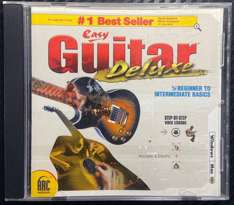 Easy Guitar Deluxe | PC & MAC CD ROM | #1 Best Seller | Used | Tested