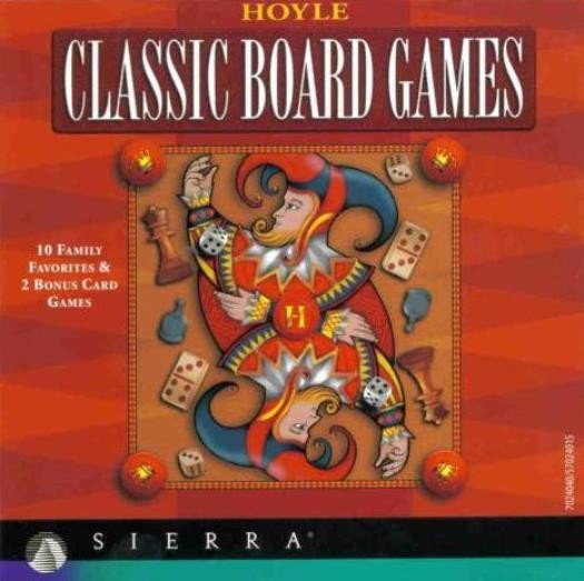 Hoyle Classic Board Games 1997 PC CD checkers pachisi yahtzi dominoes zen bones+
