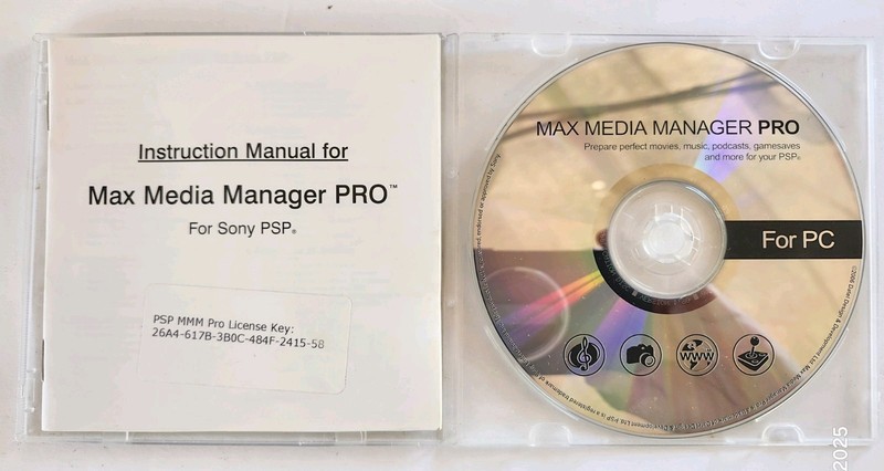 datel Max Media Manager Pro for PSP *No Cable*