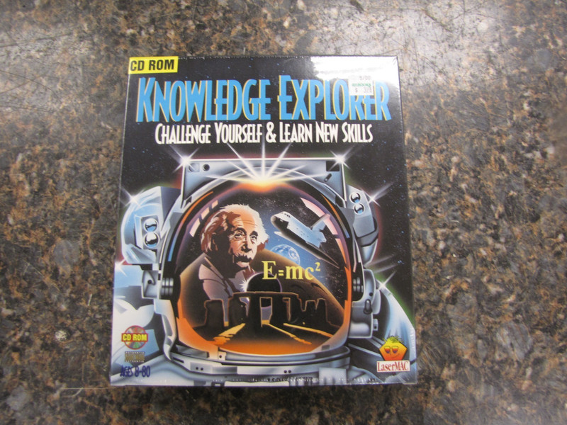 BRAND NEW SEALED Macintosh “Knowledge Explorer” 1995 Apple Mac Games – Big Box