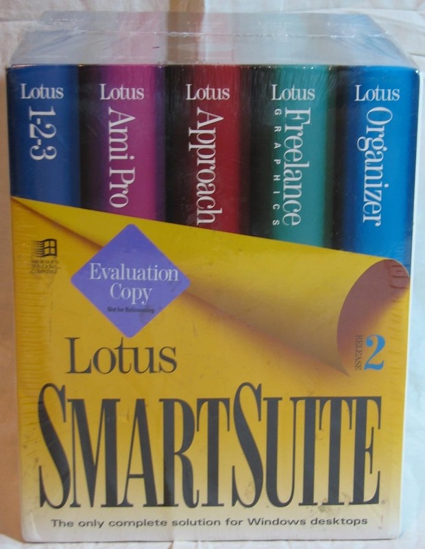 Lotus SmartSuite Release 2 w/ Lotus 123 Freelance Graphics For Windows