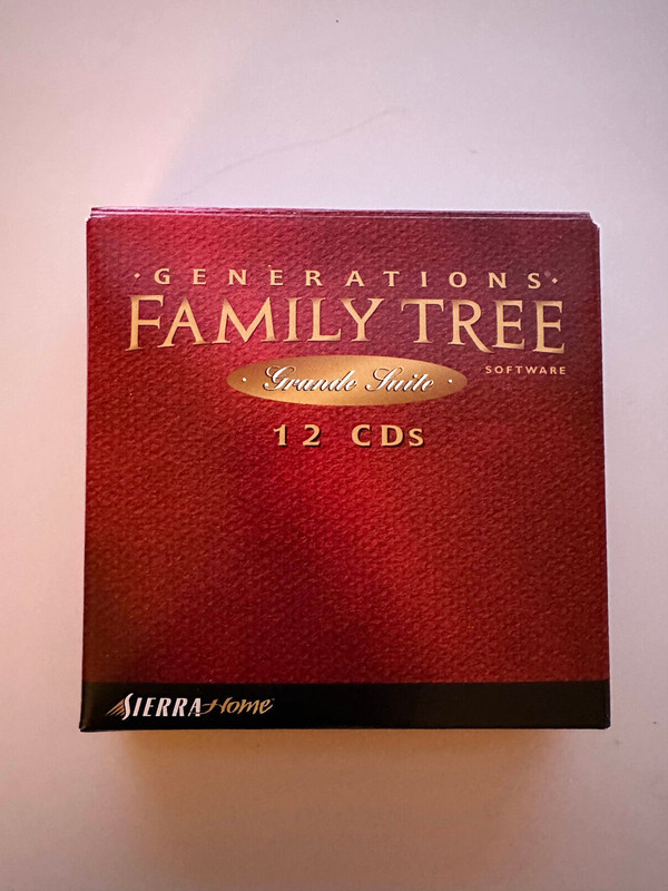 Sierra Home – Generations Grande Suite and Deluxe Edition Family Tree Software
