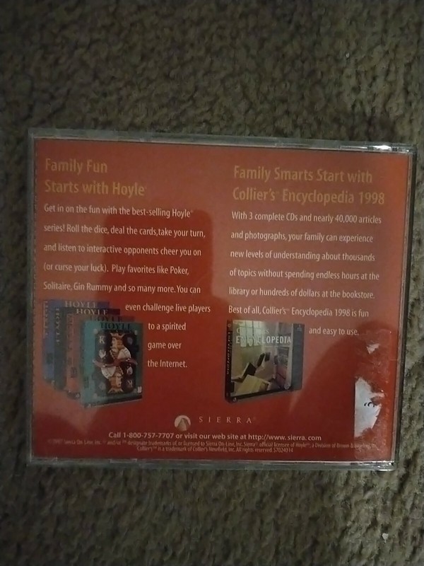 2001 Sierra Hoyle Classic Games Traditional Cards PC Computer Video Game CD ROM gallery