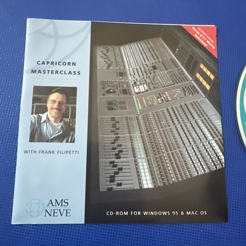 Capricorn Masterclass CD-ROM by AMS Neve for Windows 95 & MAC OC gallery