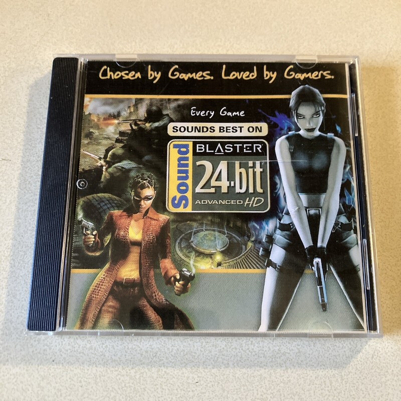 Sound Blaster Demo Disc 24 Bit Chosen By Gamers VTG Soundtrack Game CD