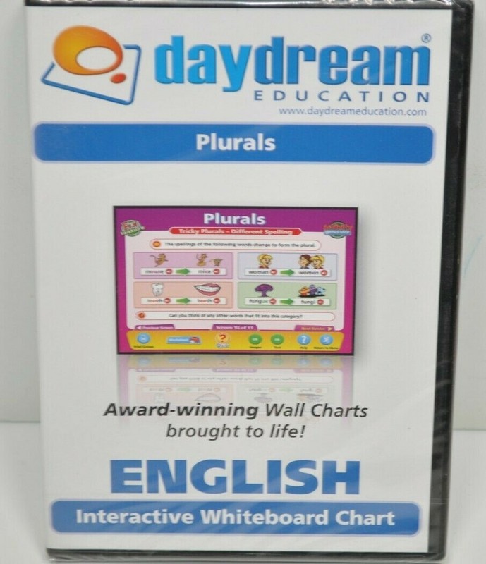 NEW Daydream Education Interactive Whiteboard Software: English – Plurals