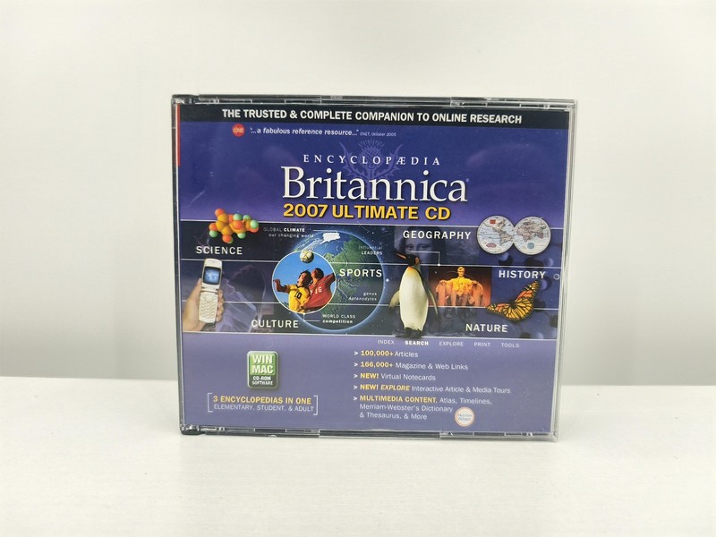 Encyclopedia Britannica 2007 Ultimate CD 6 Disc Set Win Mac XP 2000 Reference gallery