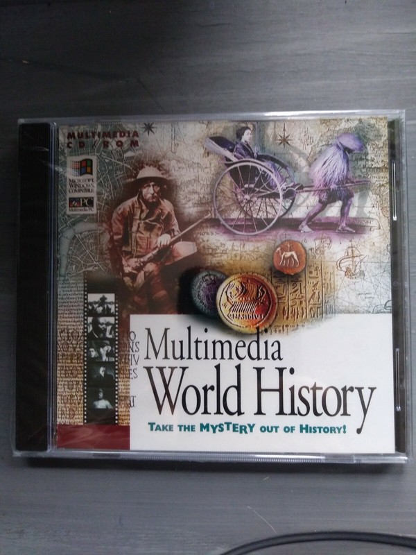 MULTIMEDIA WORLD HISTORY New CD ROM Take The Mystery Out of History Sealed
