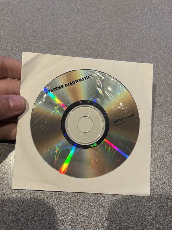 P/N F008F REV A00 System Diagnostics Disk HTF RARE Software Disc Canada Computer