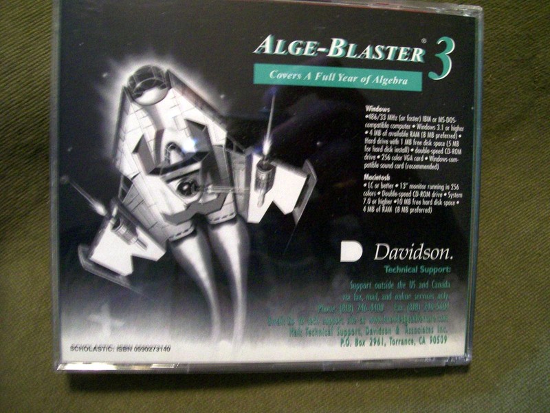 Davidson Alge-Blaster 3 Ages 12 to Adult Windows/Mac CD-ROM gallery