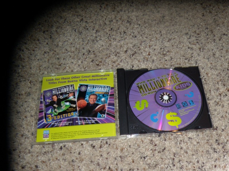 Who Wants to Be A Millionaire Kids Edition (PC, 2001) Game gallery