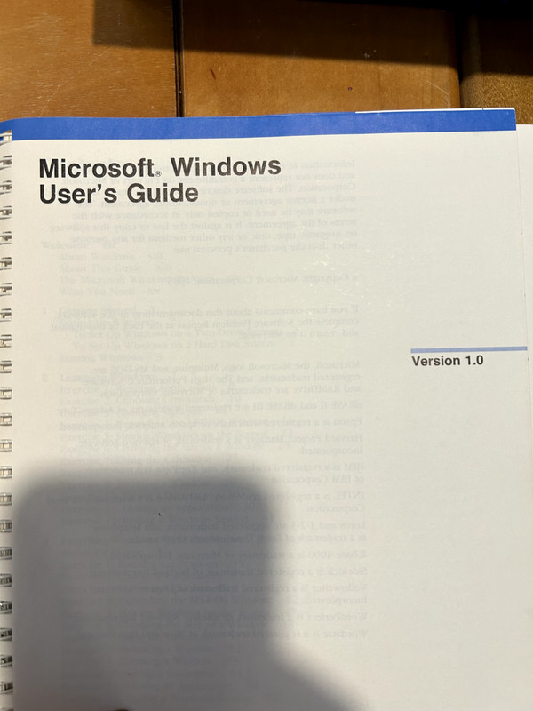 Microsoft Windows Operating Environment for IBM & COMPAQ Version 1.01 RARE gallery