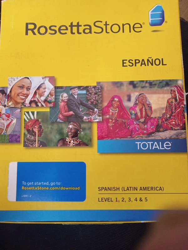 Rosetta Stone Spanish Latin America Level 1-5 Set Espanol USA Windows Mac Rom gallery