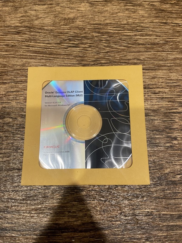 Vintage Oracle Express OLAP Client MLE v6.3.0.1 CD for Windows NT 2000