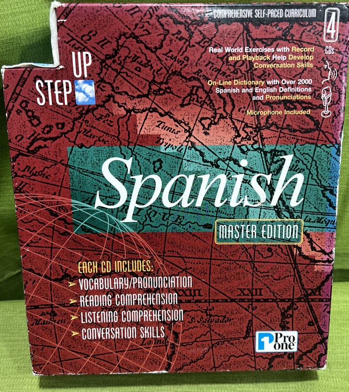 NEW/Sealed Pro One SPANISH Master Ed. 4CD ROM BOX SET w/Microphone