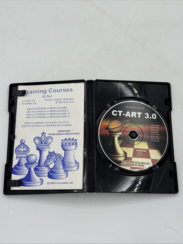 2003 Conveka Ltd CT-Art 3.0 Chess CD PC Software w/ Booklet gallery