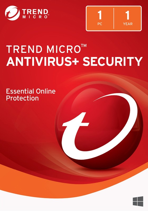Home Computer Protection – Trend Micro AntiVirus+ 2018 1 Device