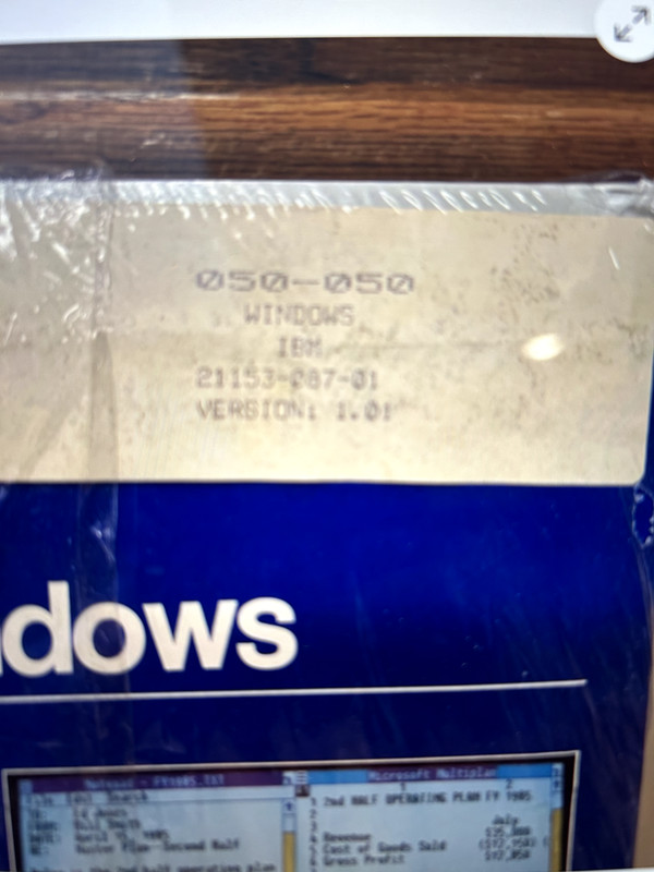 Microsoft Windows Operating Environment for IBM & COMPAQ Version 1.01 RARE gallery