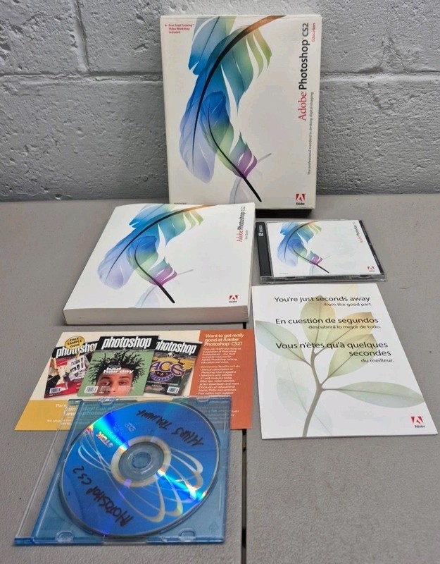 Adobe PhotoShop CS2 Education for Windows Xp w/ Training Video CD Photo Shop