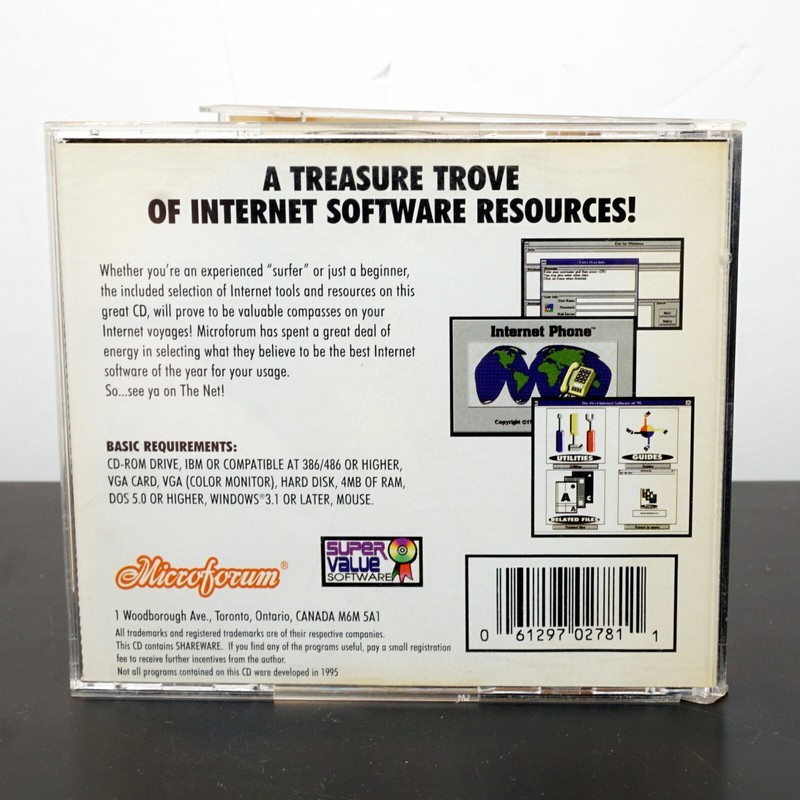 THE BEST INTERNET SOFTWARE OF '95 (Vintage Shareware Microforum) [Lost Media?] gallery