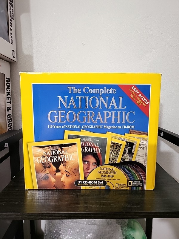 National Geographic Magazine 110 Years 31 CD-ROM Complete Set (1999)