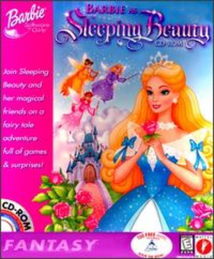 Barbie As Sleeping Beauty PC MAC CD fairy tale Prince Princess story girl game!