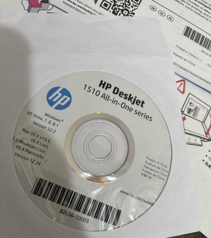 HP Dealer 1510 Set Up Instructions, CD-Rom, Windows & Mac ( inst. & CD only) gallery