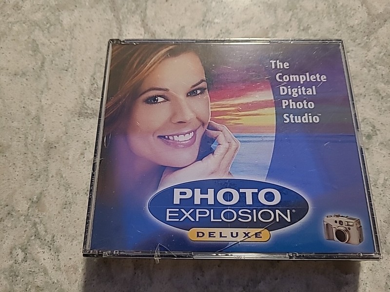 New Sealed! Photo Explosion Deluxe Complete Digital Photo Studio
