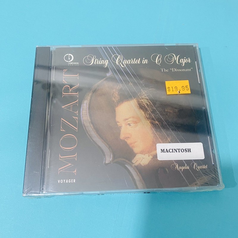 Mozart String Quartet in C Major – Macintosh Program Dissonant Voyager New