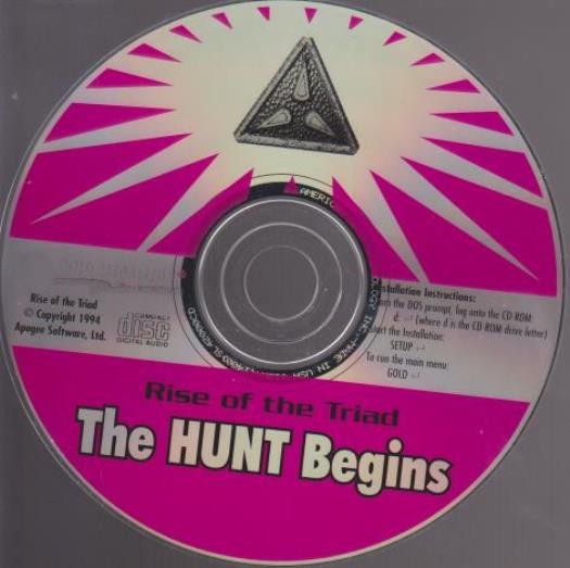 Rise Of The Triad: The Hunt Begins Demo PC CD classic special agent shooter game