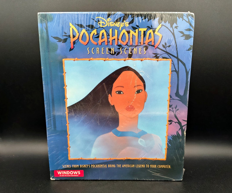 Pocahontas Screen Scenes (PC/DOS, 1995, Disney, 3.5″ Floppy) – SEALED