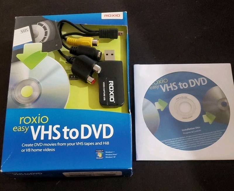 Roxio Easy VHS to DVD for Windows Create DVD Movies from VHS Hi8 V8