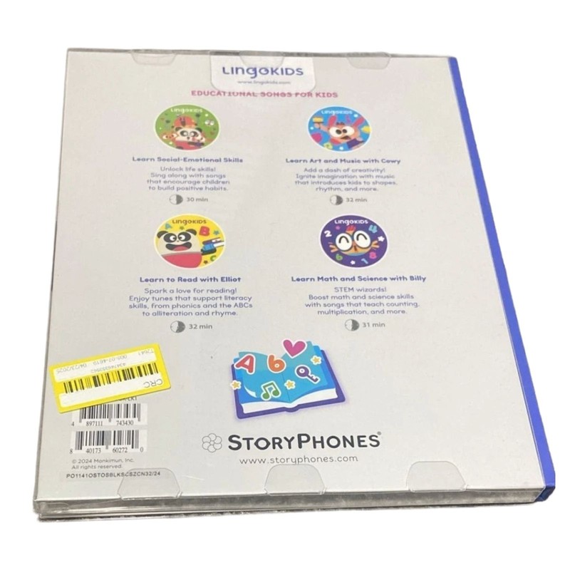 Lingokids StoryPhones StoryShields 4 Audio Discs Kids Educational New Sealed gallery