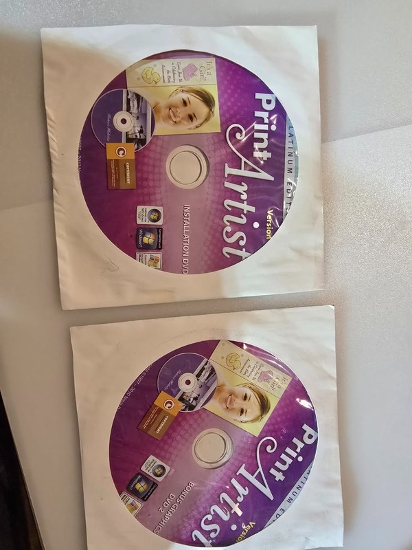 Platinum Edition Version 23 Print Artist Software for Windows Vista OR XP