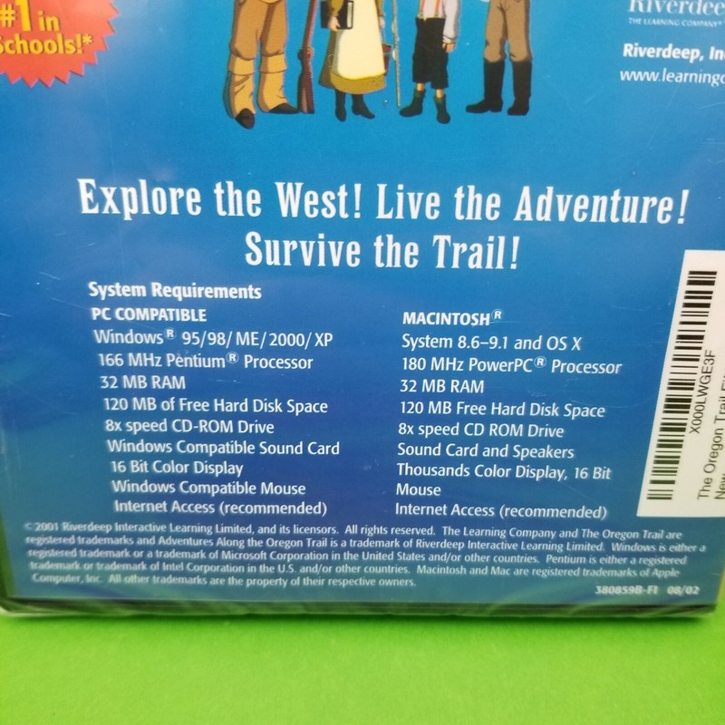 Vintage 2001’ The Learning The Learning Company The Oregon Trail 5Th Edition gallery