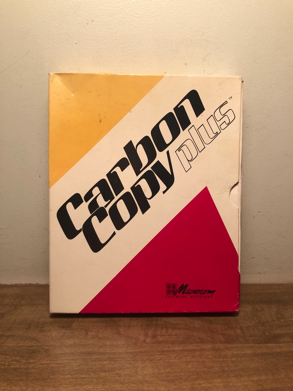 Microcom Carbon Copy Plus 5.25 floppy Vtg 1989 Version 5.2.2