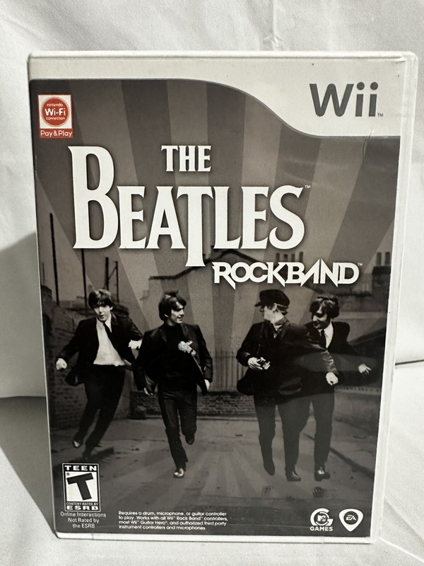 THE BEATLES Rock Band Nintendo Wii EA Games Complete with Manual (2009)