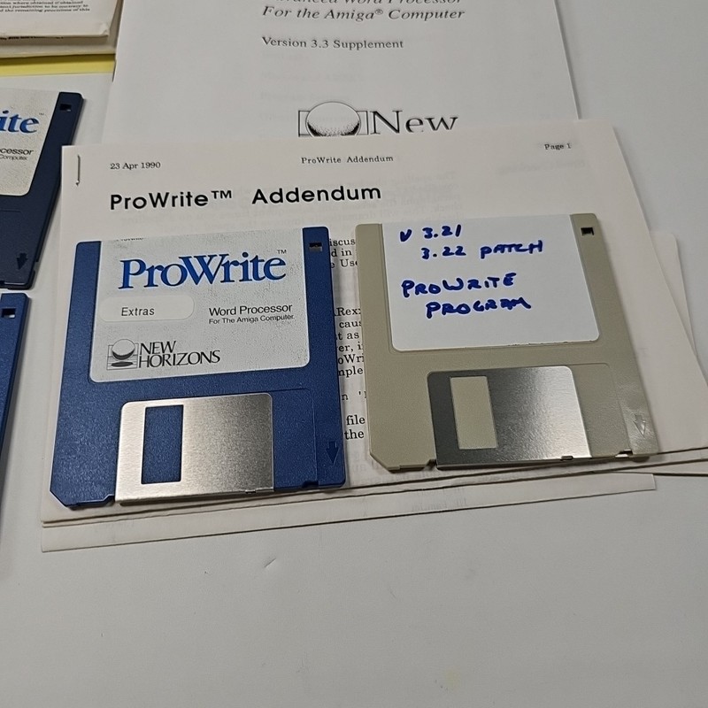 Commodore Amiga Pro Write Advanced Word Processor New Horizons gallery
