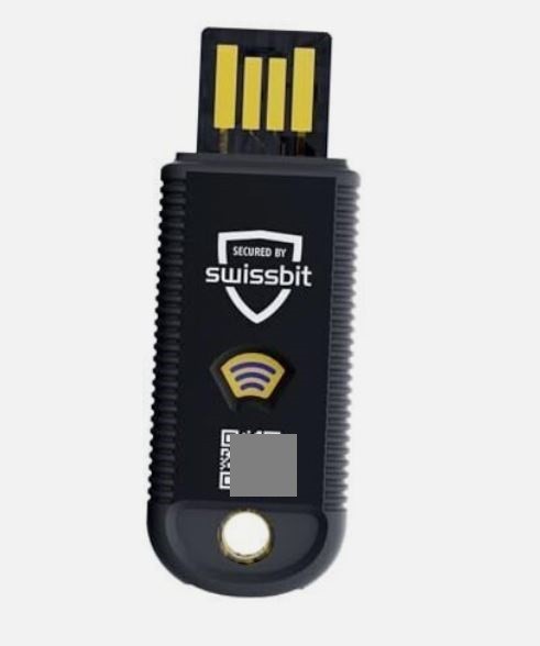 SwissBit Pro V1 Security key passkey USB-A version NFC FIDO2 PIV HOTP TOTP gallery