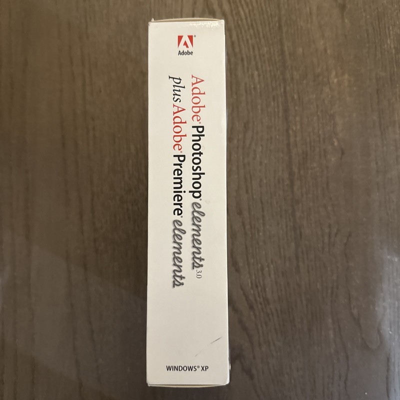 Adobe Photoshop Elements 3.0 PLUS Adobe Premiere Elements, for XP NEW SEALED! gallery