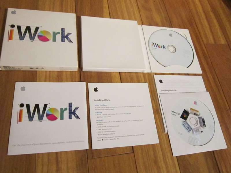 Apple iWork DVD 09 Retail 1 User Full Version for Mac MB942Z/A gallery