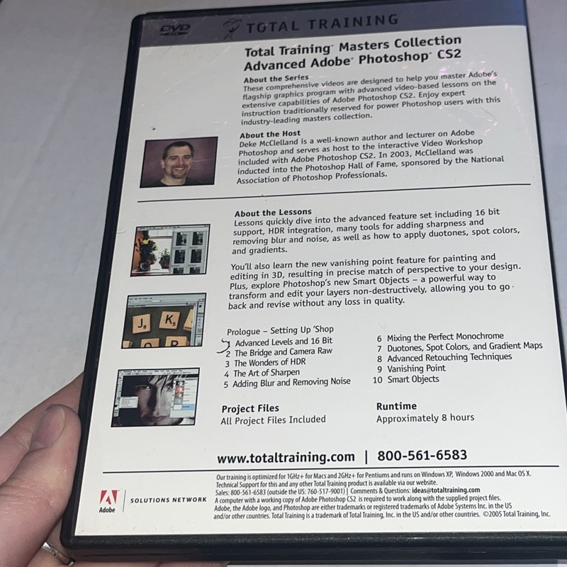 Total Training For Adobe Photoshop CS2 DVD ROM Deke Solutions Network gallery