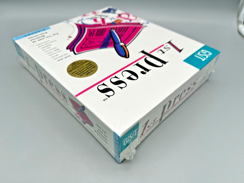 GST 1st Press Desktop Publishing Software 3.5" Diskette Windows NEW OLD STOCK! gallery