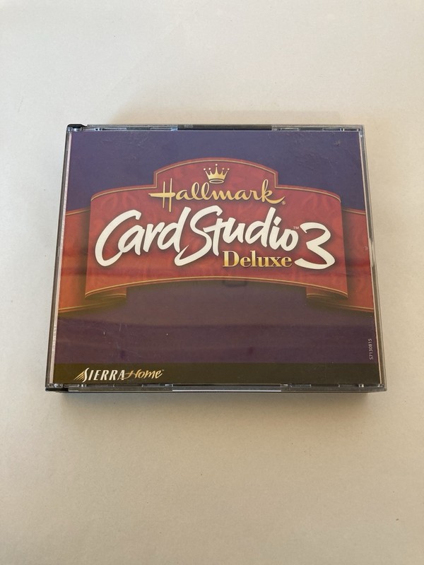 Hallmark Card Studio 3 Deluxe PC-CD ROM 3 Disc Set