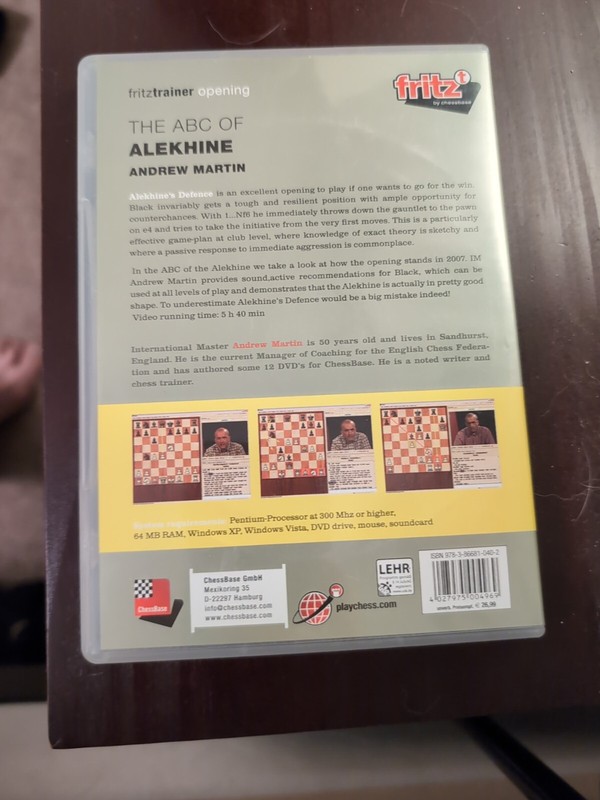 ABC of the Alekhine - Andrew Martin Chessbase gallery